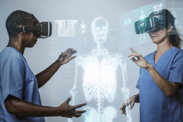 realidad virtual medicina radiografía
